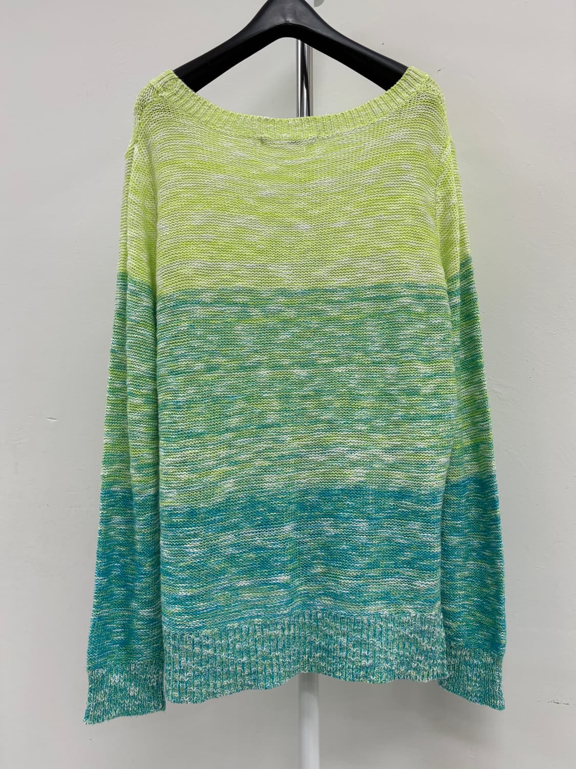 빈티지 네온 그린 니트 상품이미지9