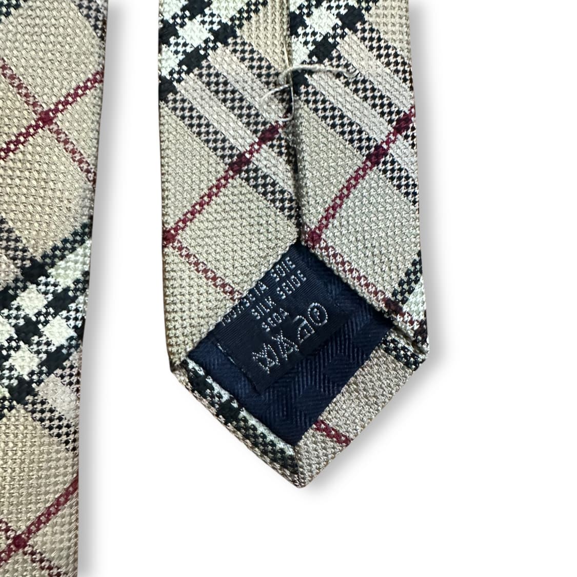 버버리 체크 실크 넥타이 상품이미지3