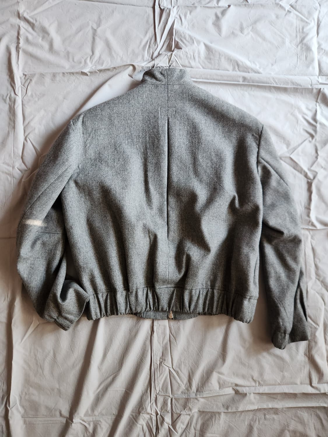 쿠어 울 숄카라 바시티 자켓 상품이미지3