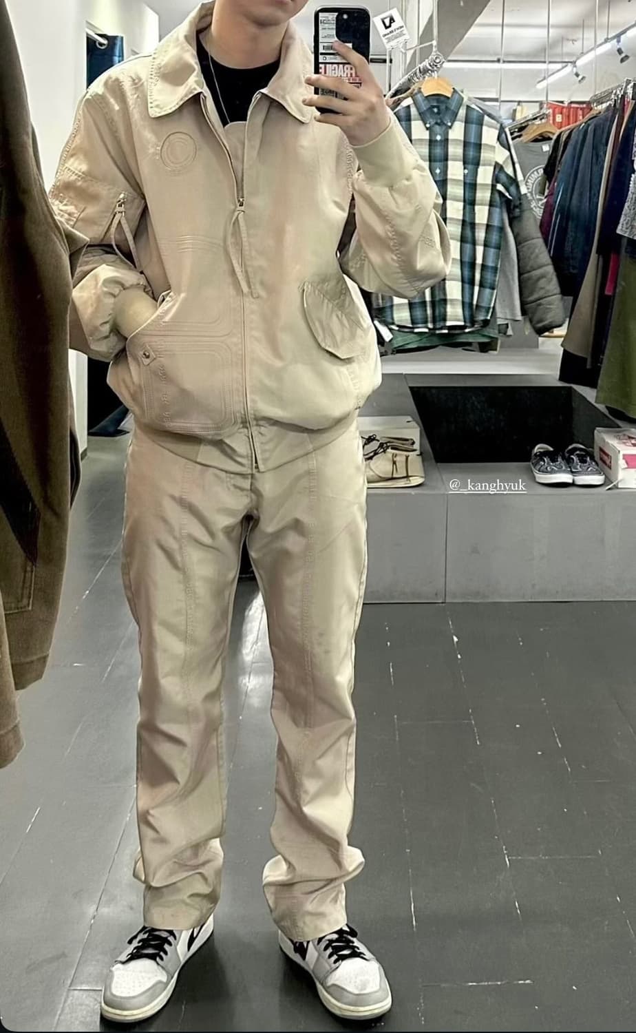 강혁 콜렉션11 에어백 자켓 팬츠 셋업 상품이미지9