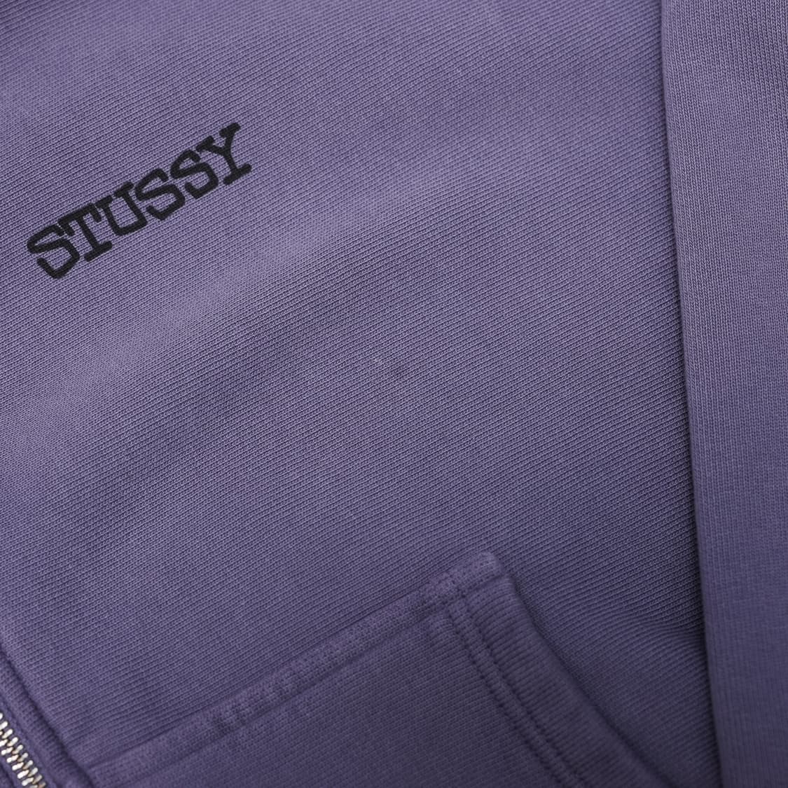 [XL] 스투시 피그먼트 다이드 점보 집후드 그레이프 상품이미지3