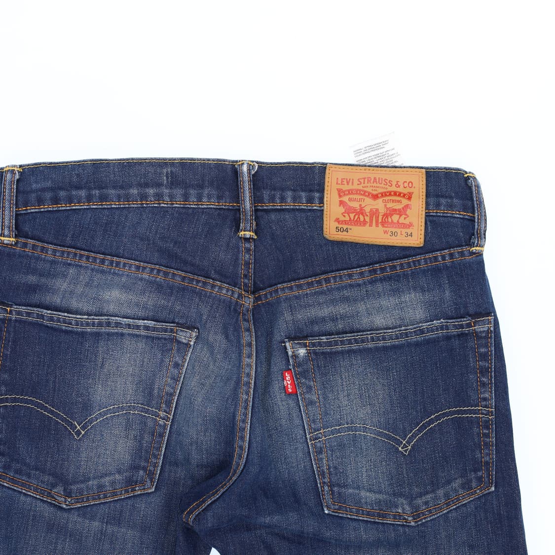 [W30 L34] 리바이스 504 워싱 데님팬츠 1212H2 상품이미지3