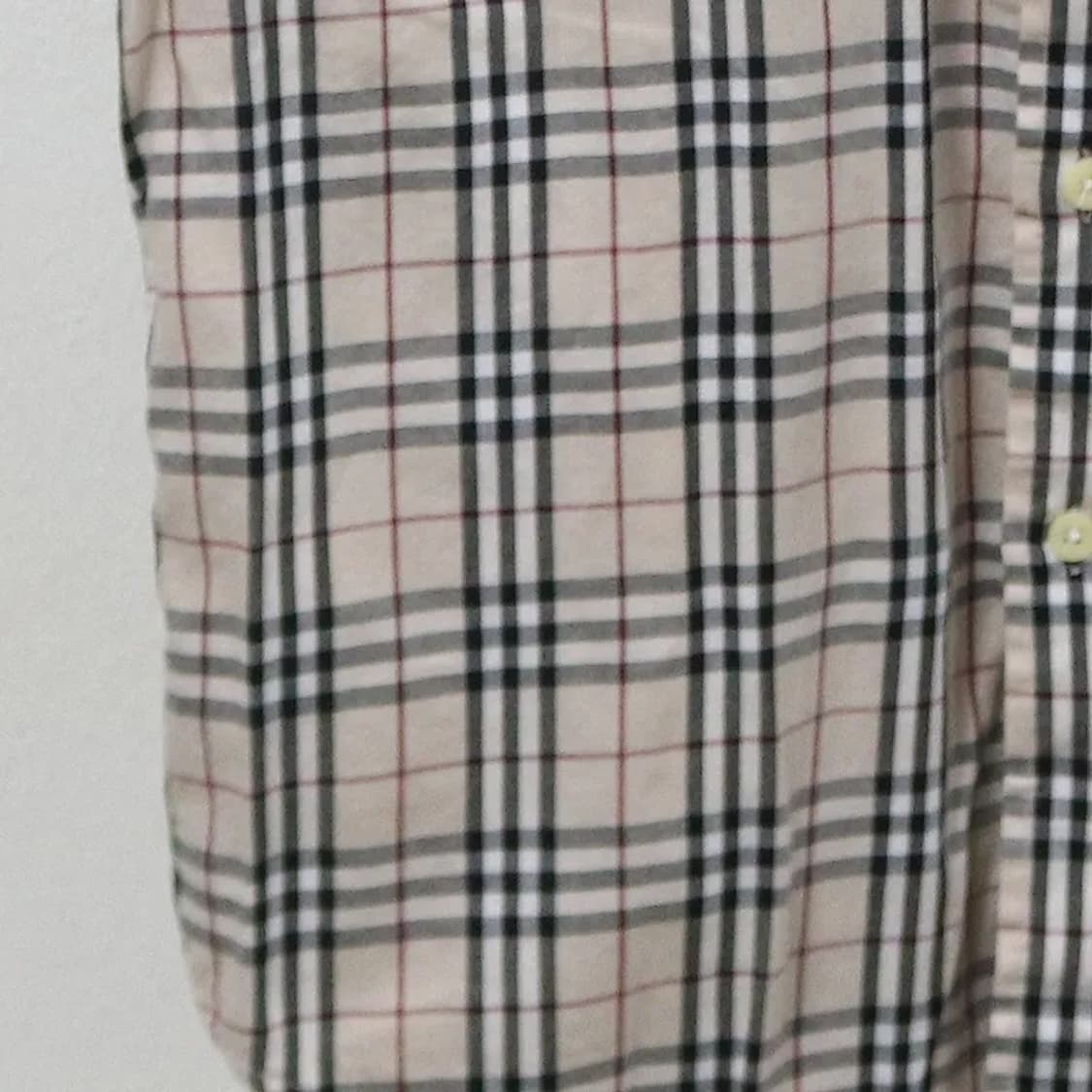 버버리 런던 체크 반팔 셔츠 66085 상품이미지4