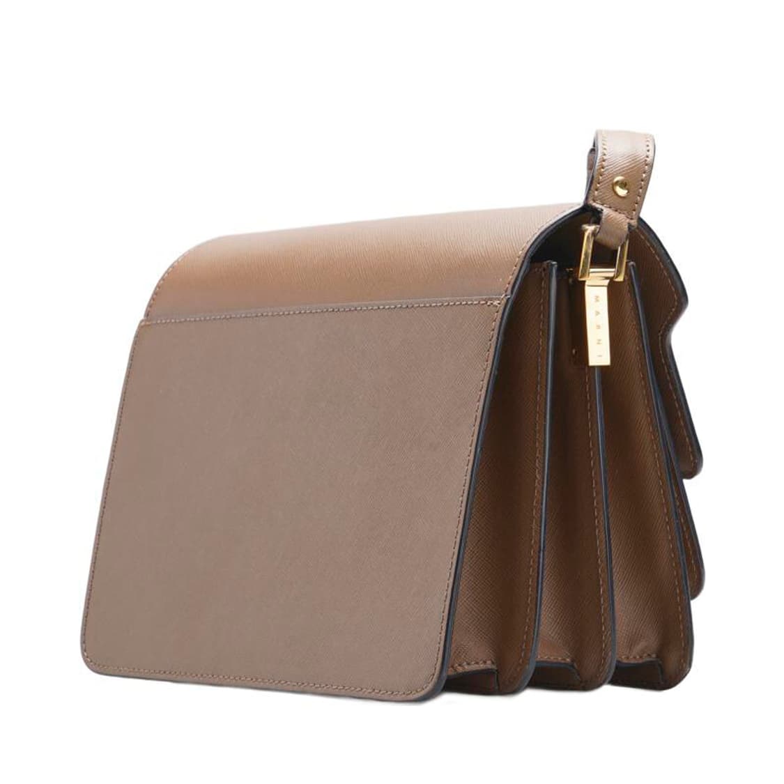 (중고) 마르니 브라운 사피아노 트렁크 미듐 숄더백 상품이미지2