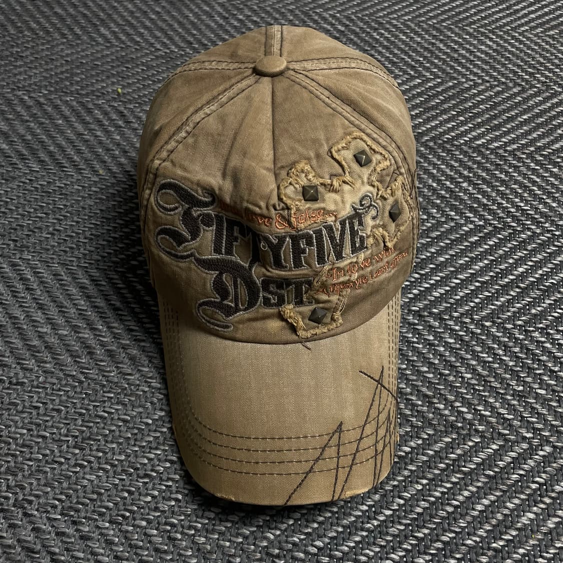 berkeley y2k 패치워크 볼캡 브라운y 5407 상품이미지2