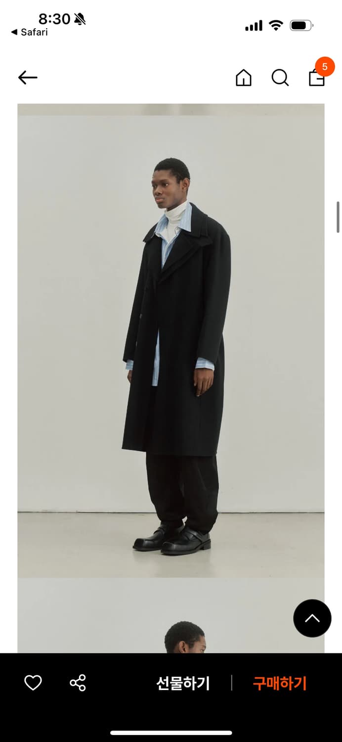 [48] 노이어 noier 핸드메이드 캐시미어 래이어드 트렌치코트 상품이미지3