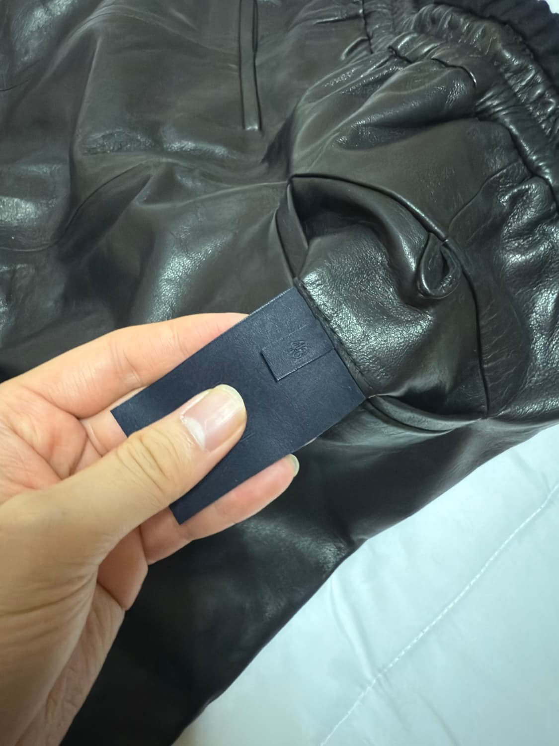 [46] 준지 레더 팬츠 상품이미지5