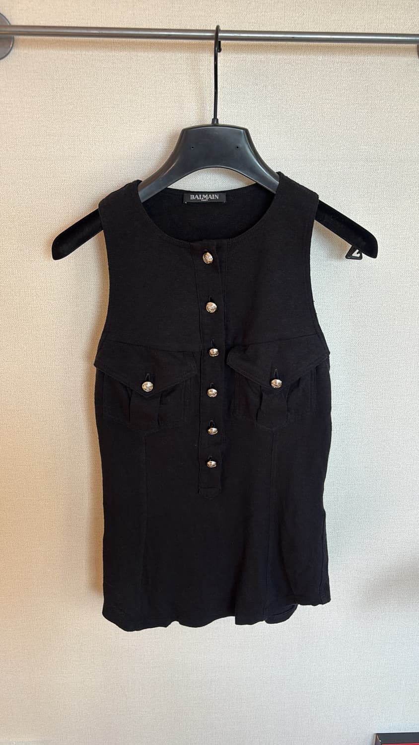 Multi Button Sleeveless  상품이미지2