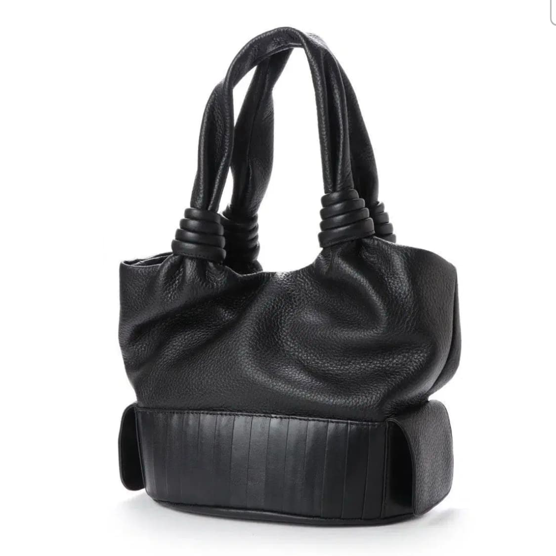 바클리 클럽 소가죽 토트백 재파니즈 브랜드 꼼데 이세이미야케 스타일 상품이미지1