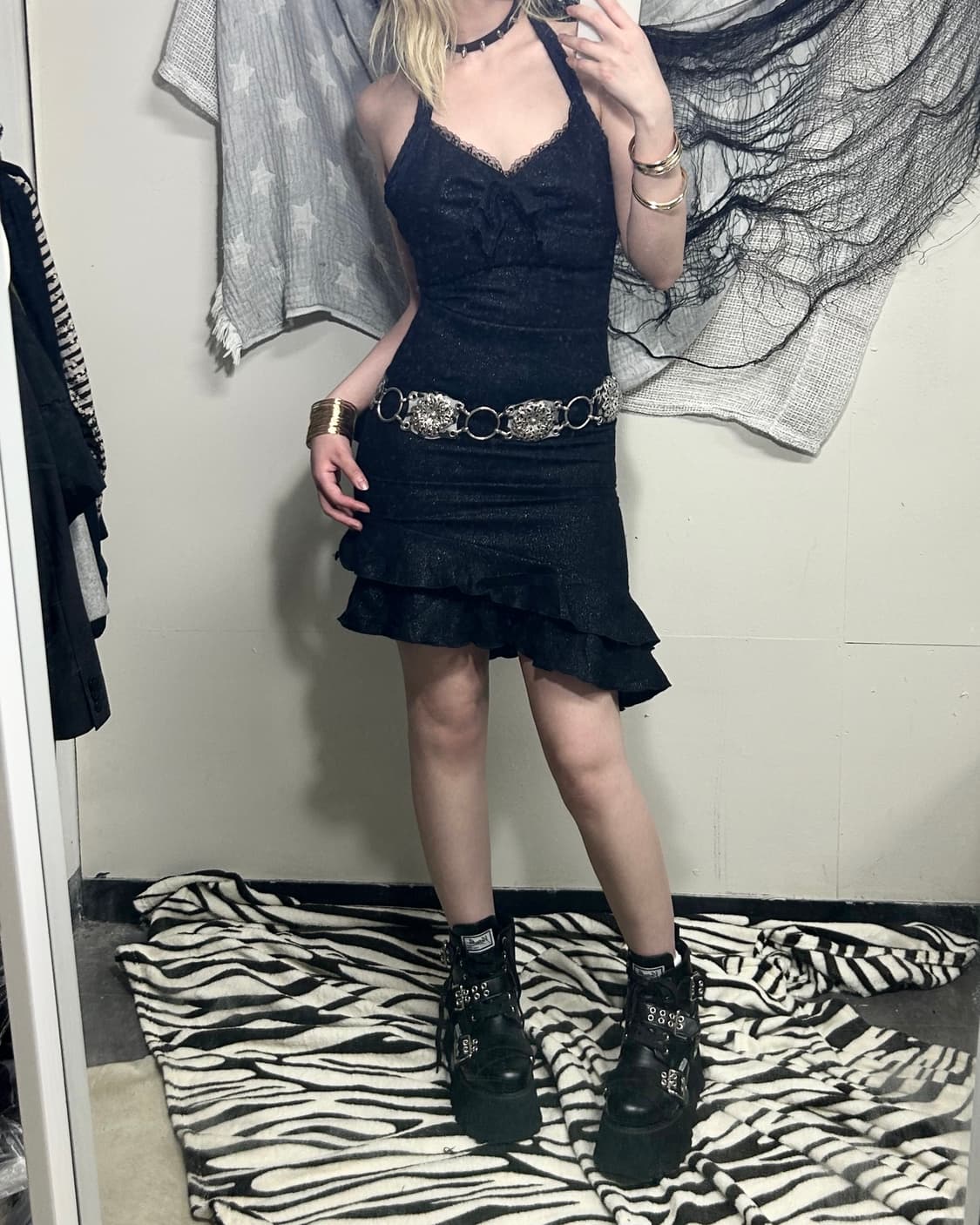 Cecil MCBee goth halter one-piece 상품이미지2