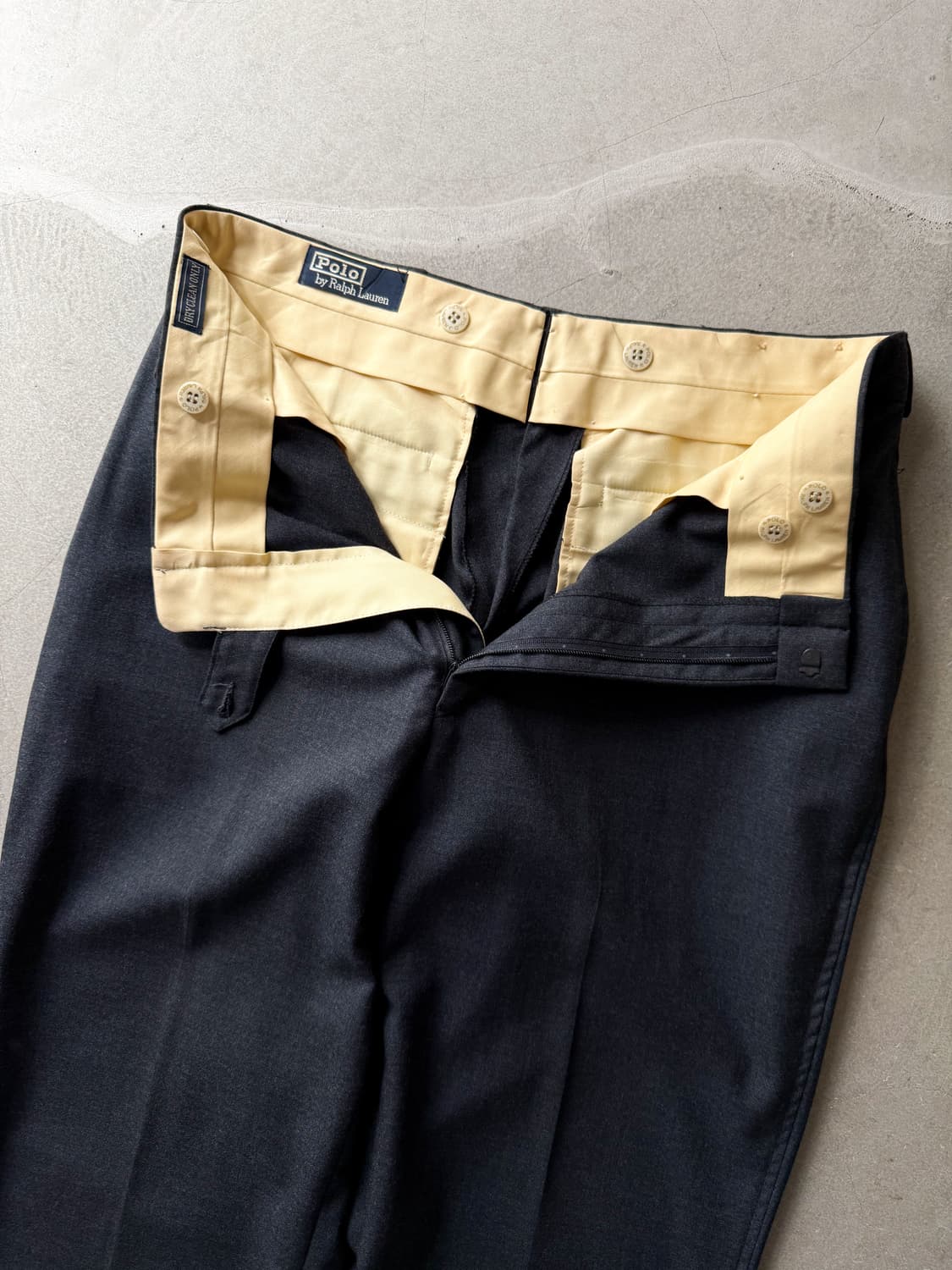 90s Polo Ralph Lauren Charcoal Trousers 상품이미지4