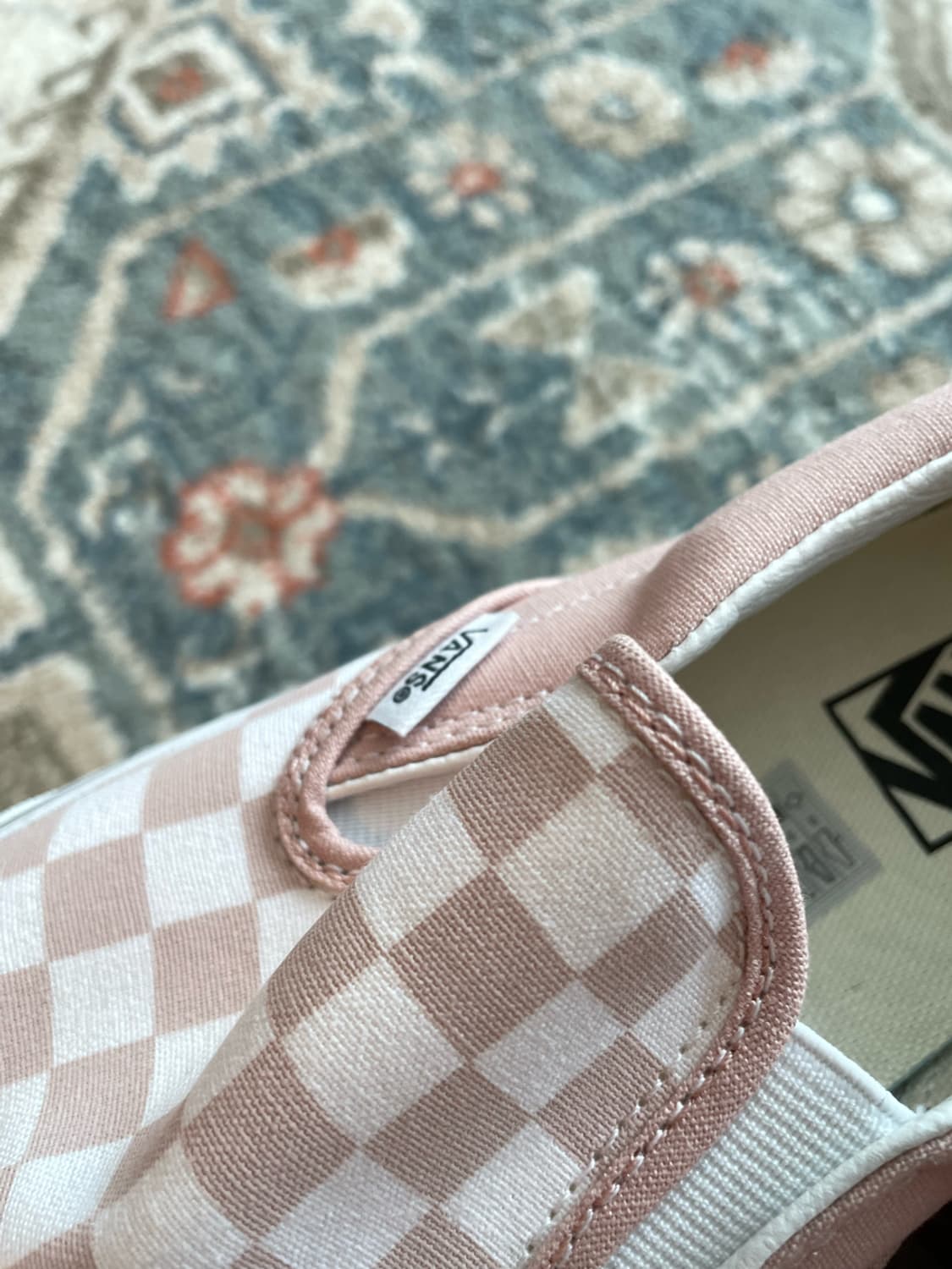 반스 클래식 체커보드 슬립온 핑크 (새제품,270) 상품이미지3