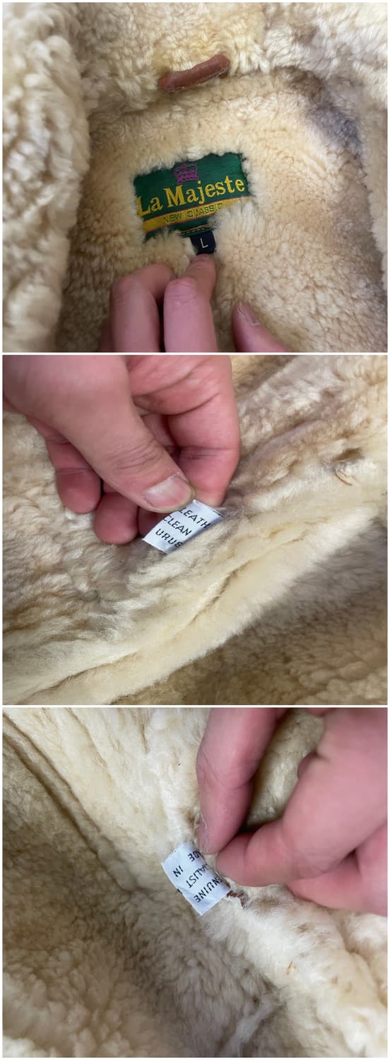 라 마제스트 B-3 리얼 무통 시어링 자켓 J03415 상품이미지10