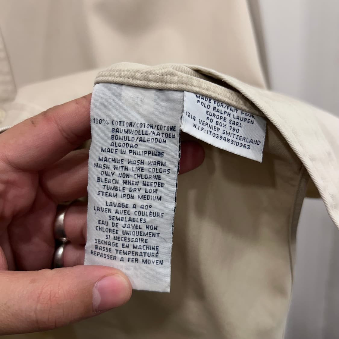 폴로 랄프로렌 블레이크 헤비코튼 카라 셔츠 상품이미지4