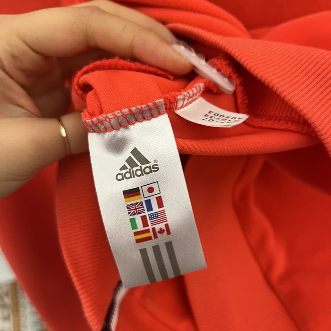 아디다스 희귀 레트로 키치 벨벳 레이싱 집업 M C10865 상품이미지6