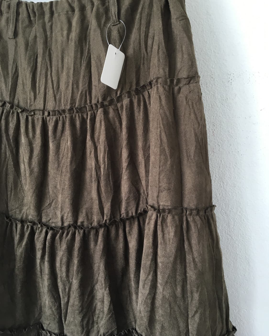 Fabric point layer long skirt 상품이미지3
