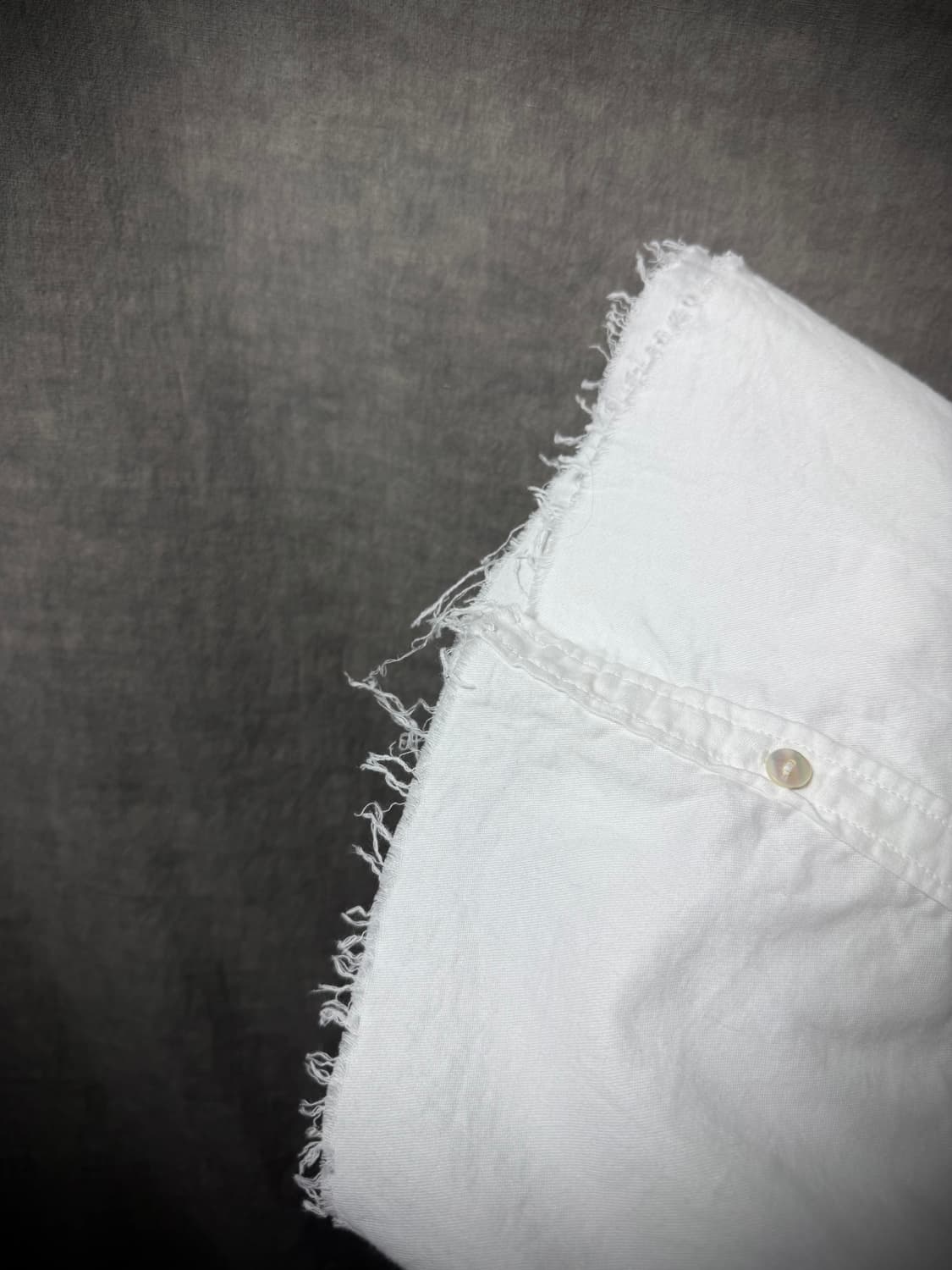 Elena Dawson Raw Edge Band Collar Shirt  상품이미지7