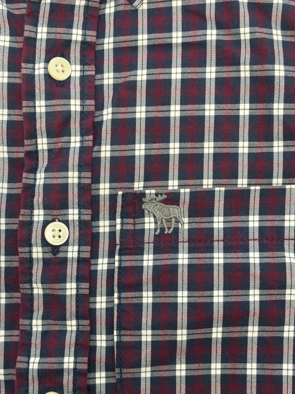 아베크롬비 체크 셔츠🍷 상품이미지5