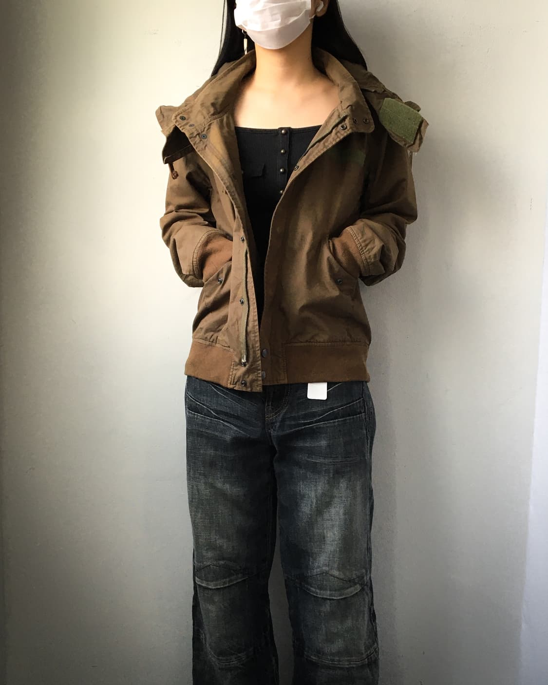 High neck hood jacket 상품이미지1