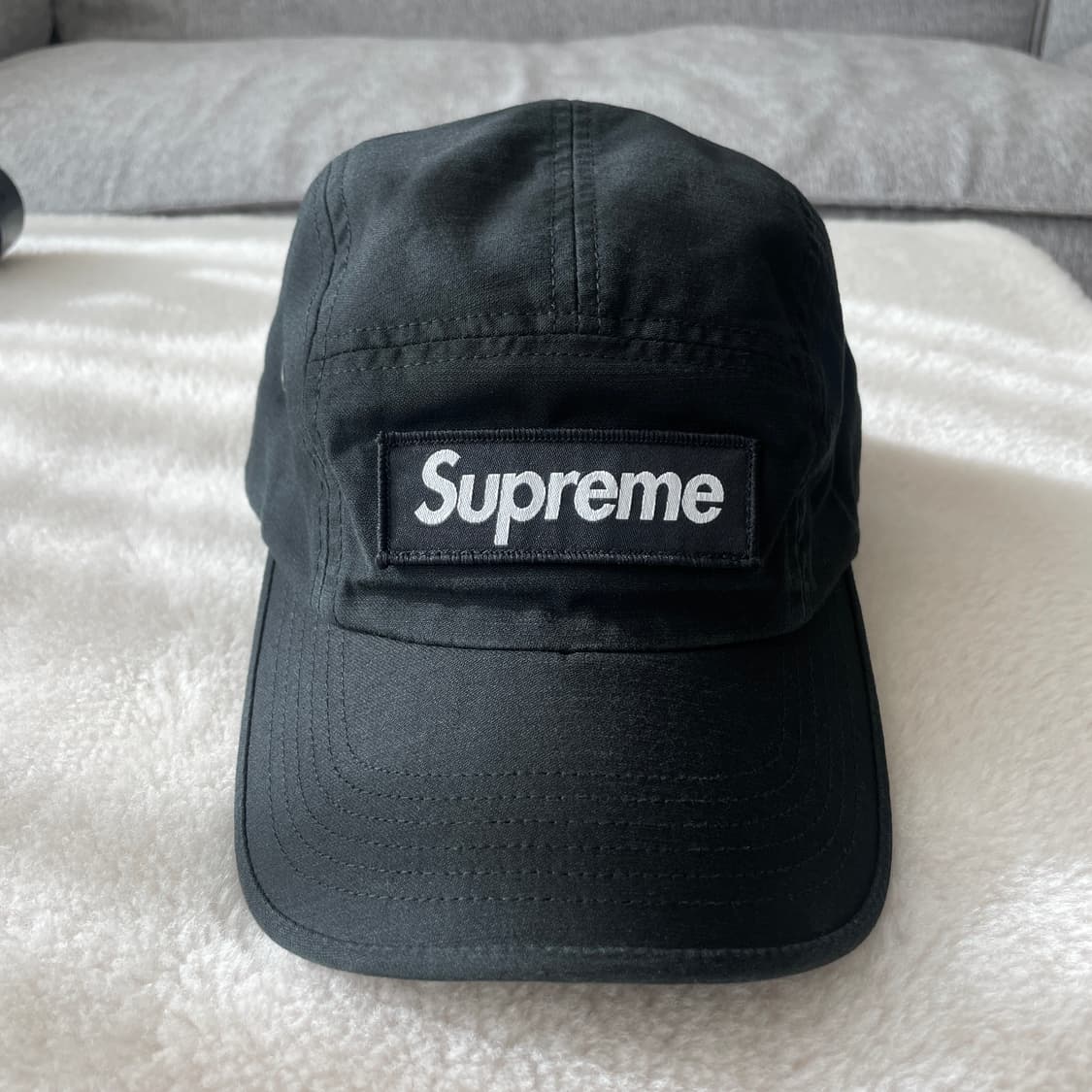 슈프림 밀리터리 캠프캡 블랙 24FW 상품이미지1