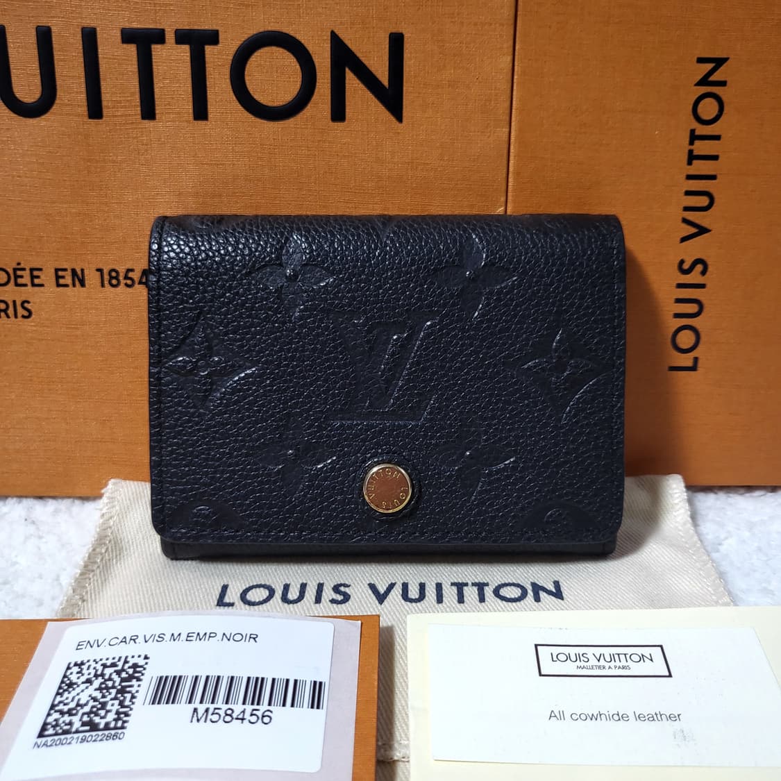 [새상품급/풀구성] 루이비통 앙프렝뜨 비즈니스 카드지갑 상품이미지1