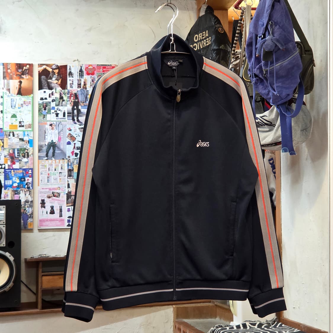 ASICS 네이비 트랙 라인 져지 상품이미지1