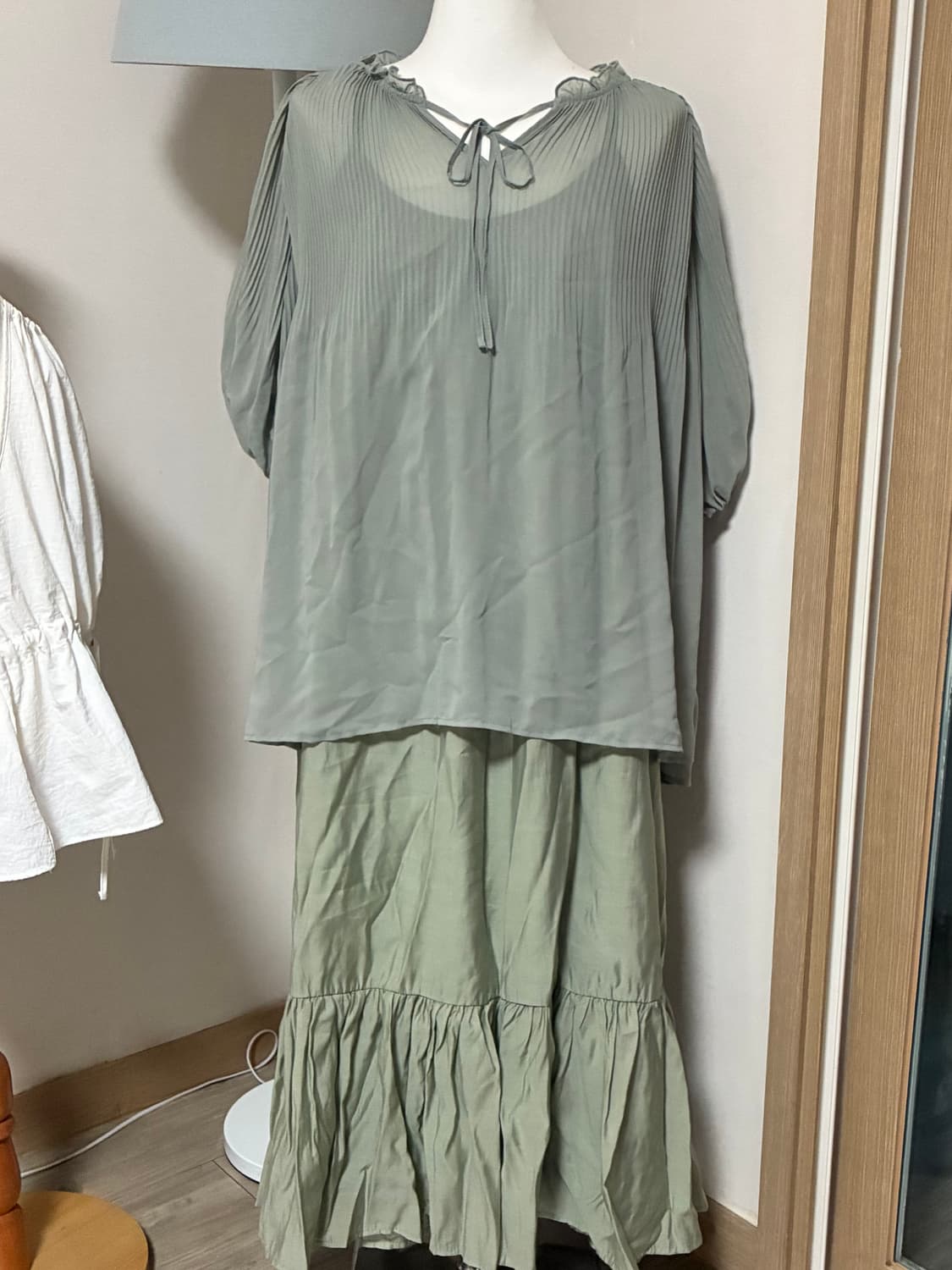 말차 원피스 세트 상품이미지1