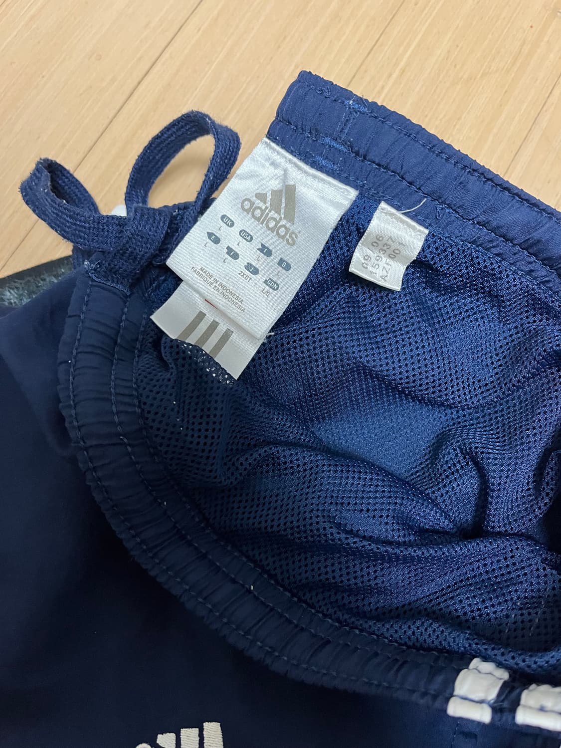 아디다스 트랙팬츠 네이비  상품이미지2