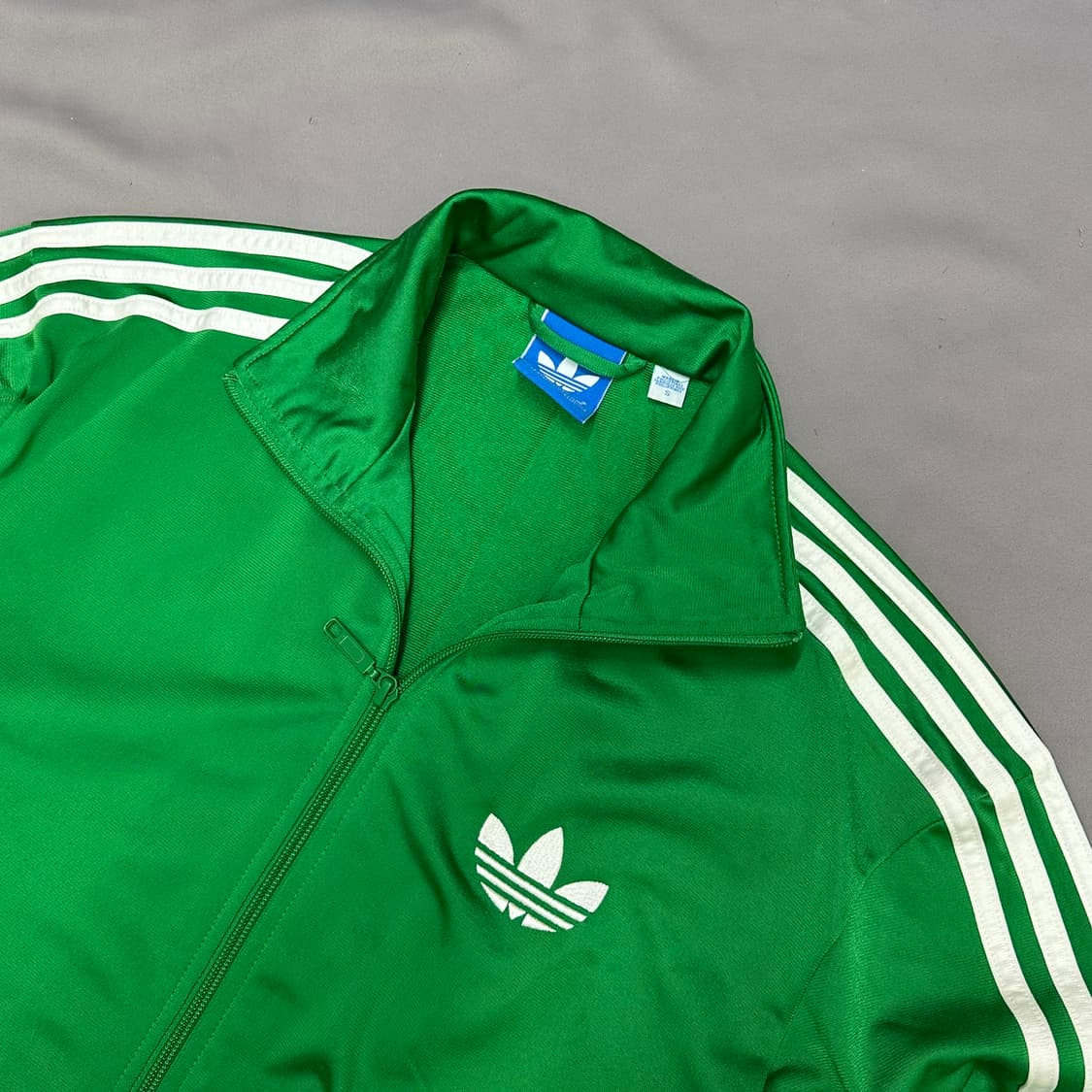 아디다스 레어템 파이어버드 그린 빈티지 져지 S 상품이미지4