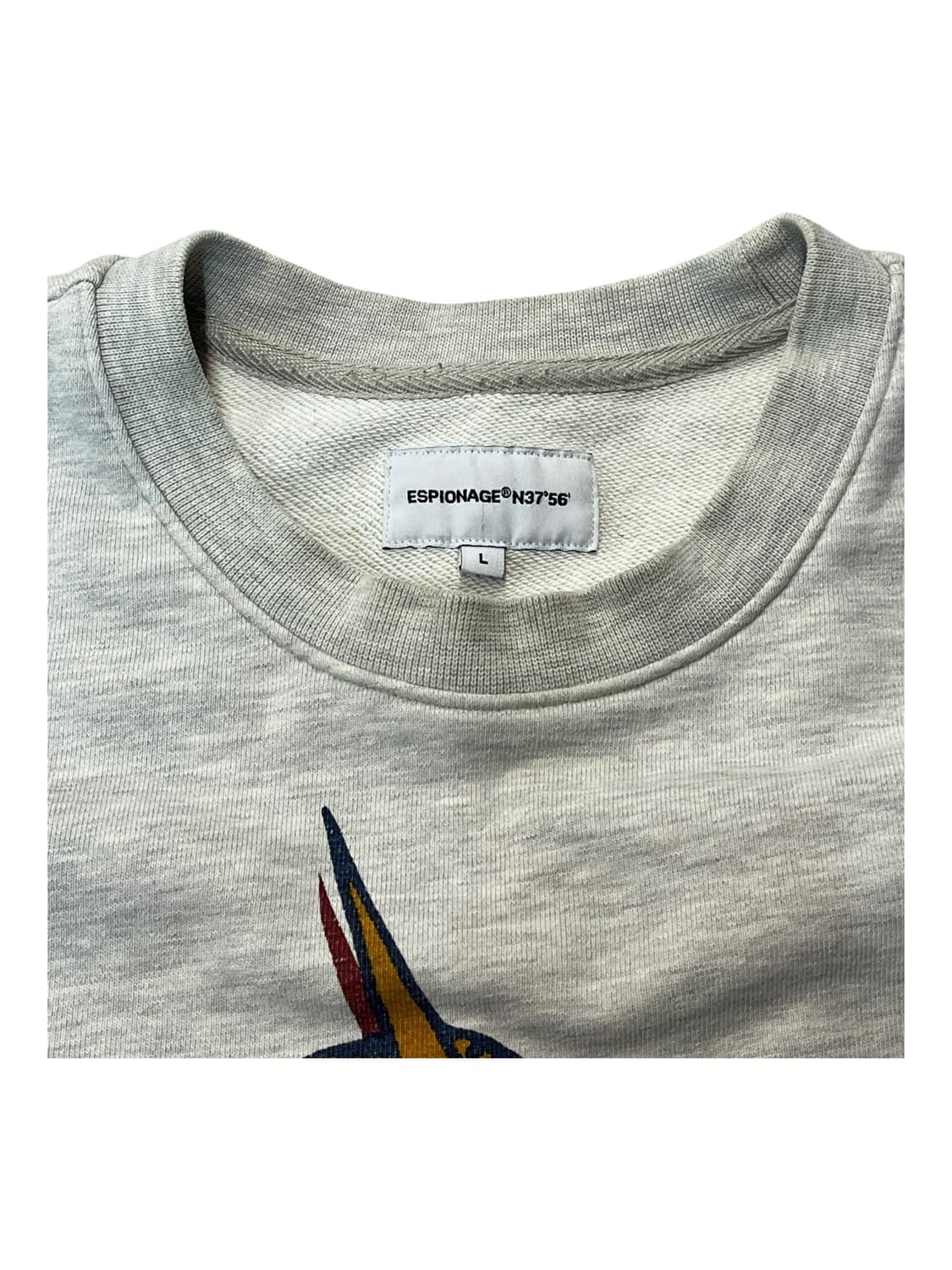 에스피오나지 맨투맨 그레이 L #csz1935 상품이미지4