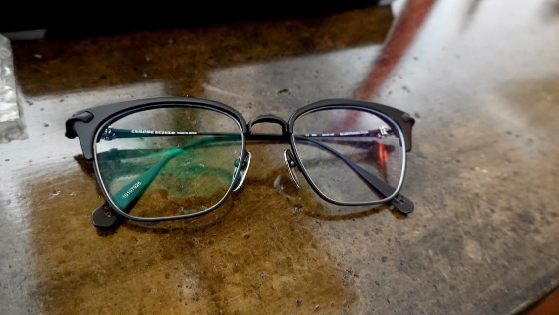 크롬하츠 슬런트레딕션1 맷블랙/MBK 안경 상품이미지7