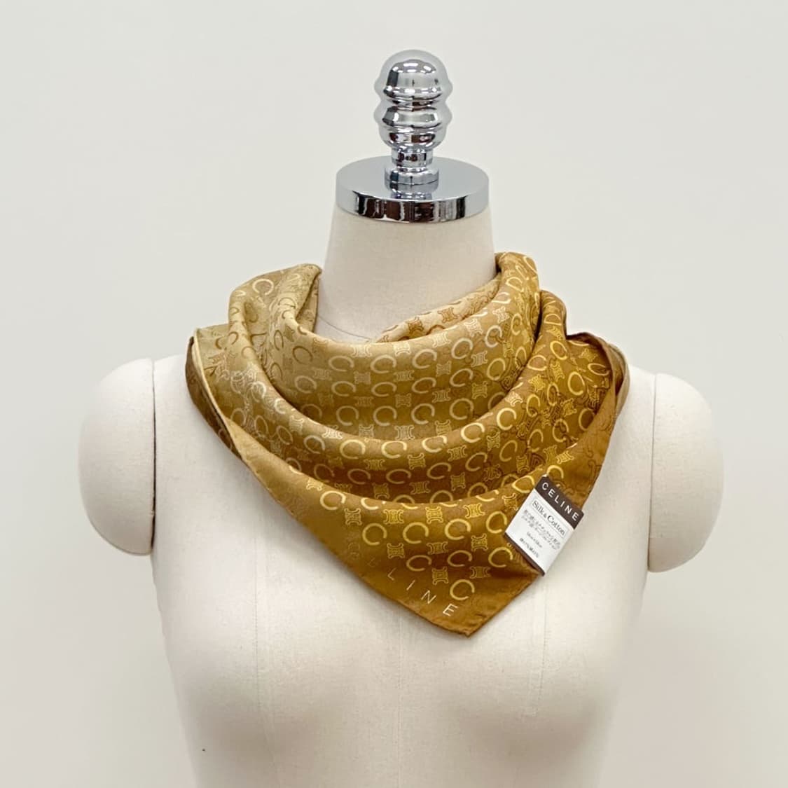 (새상품) celine / 셀린느 실크혼방 쁘띠스카프 상품이미지8