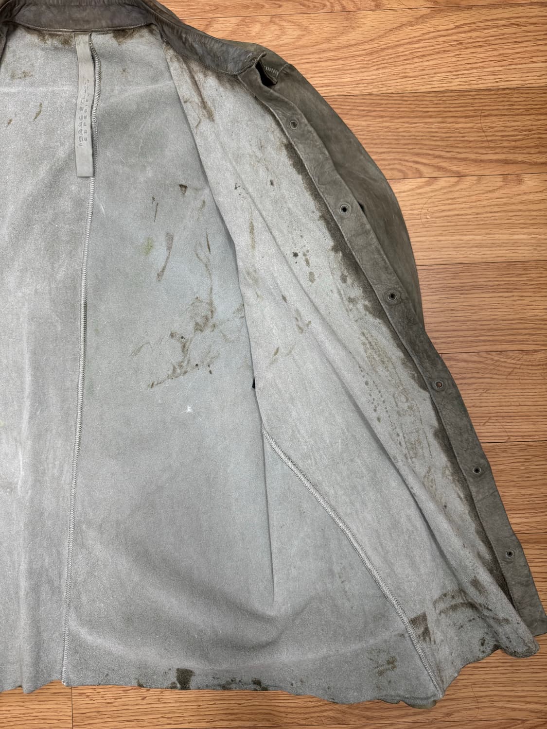 아이작셀럼 송아지가죽 레더자켓 상품이미지3