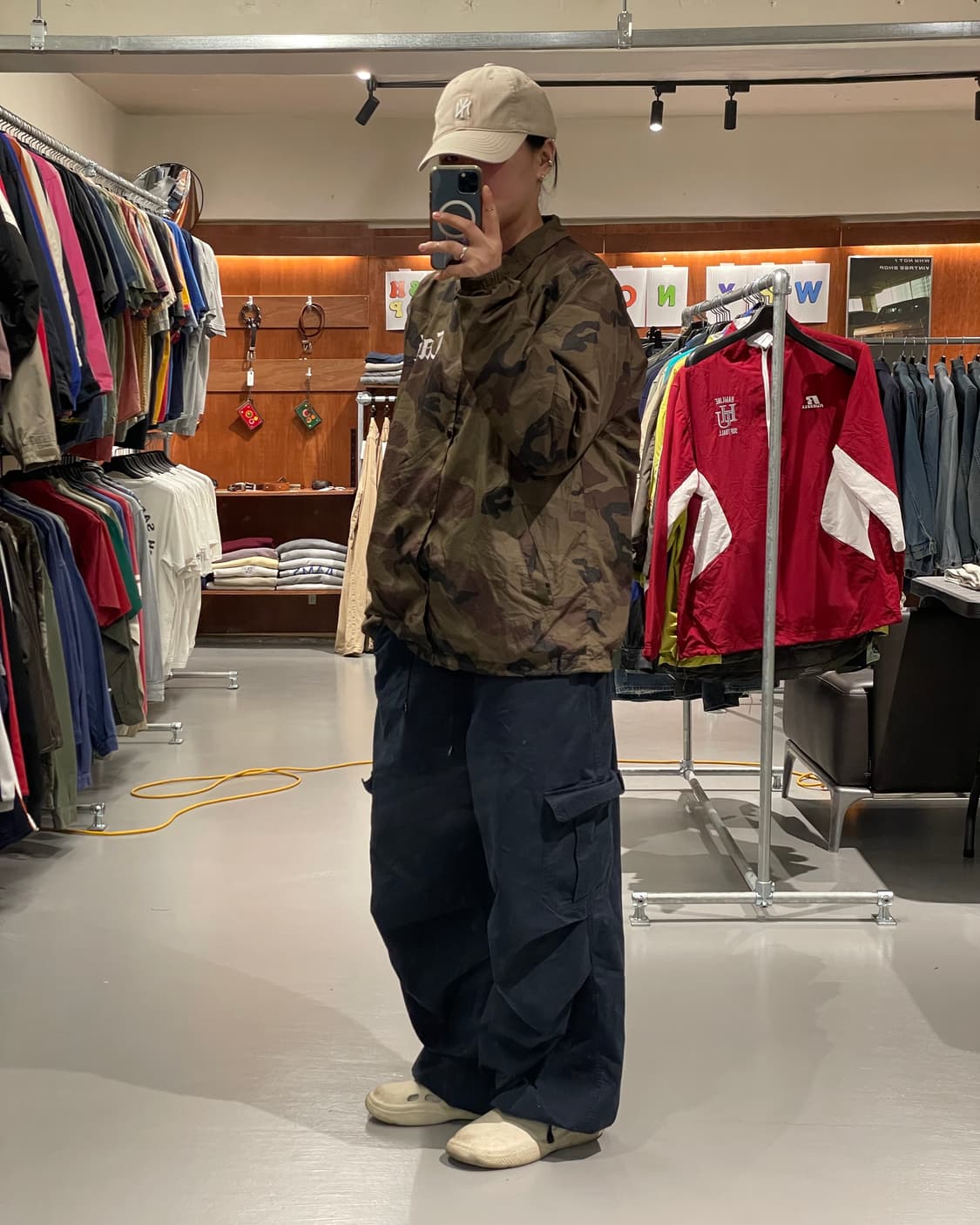 빈티지 카모플라주 코치 자켓 상품이미지3