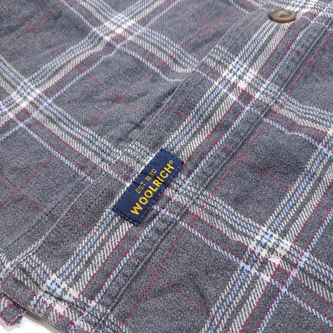 CL180 울리치 코튼 플란넬 차콜체크 셔츠 상품이미지6