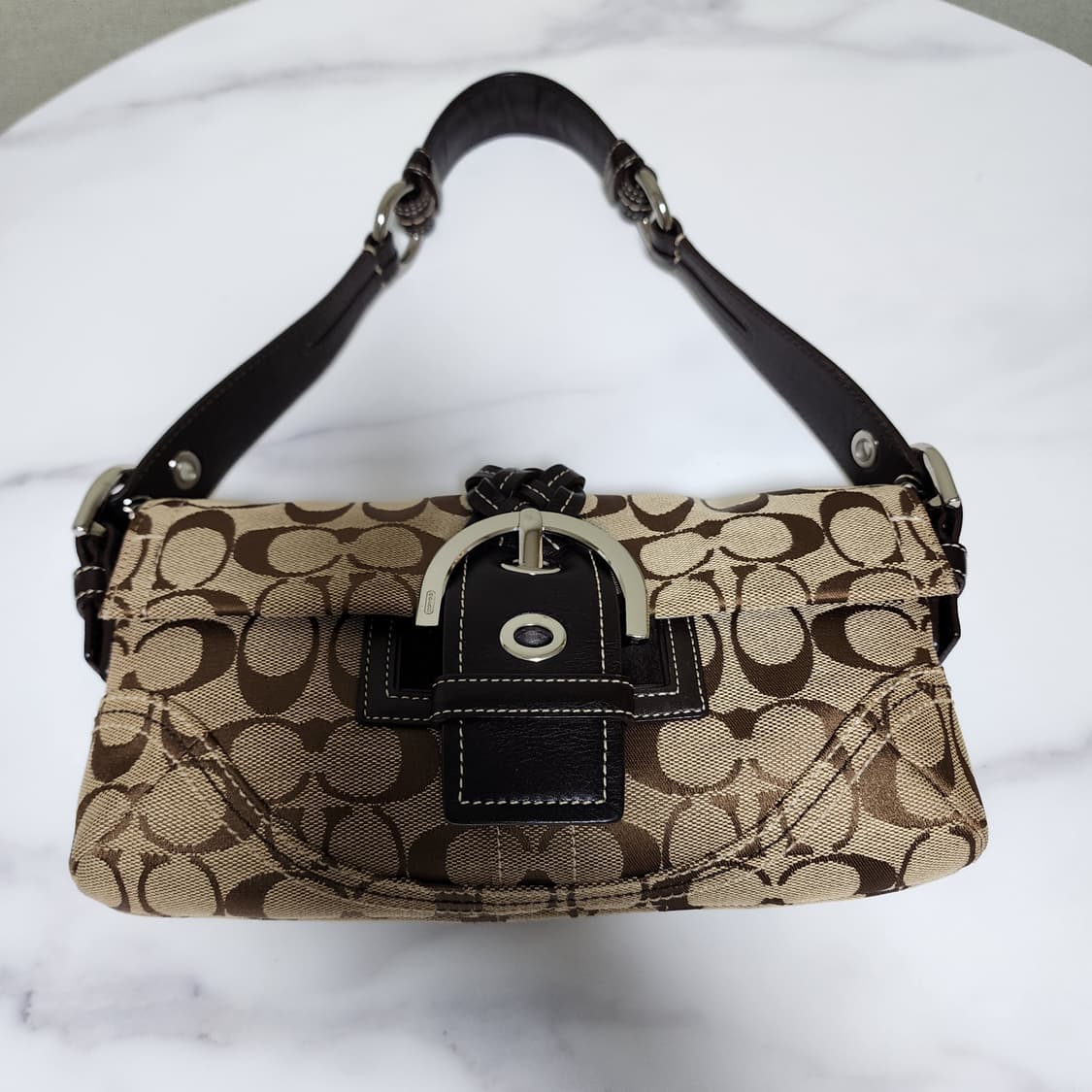 상태굿) 코치 바게트백 상품이미지2