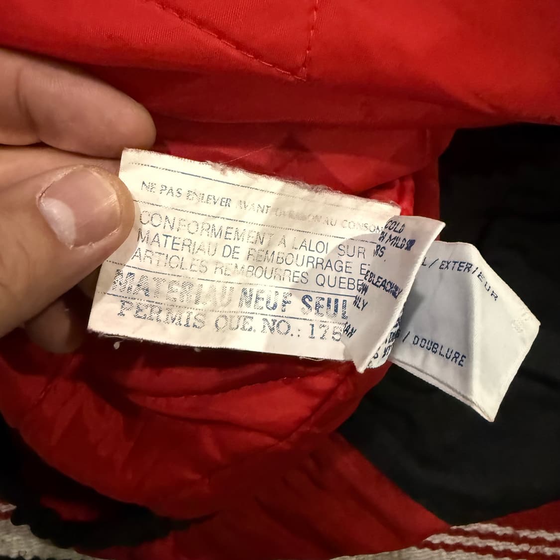 90‘s 디트로이트 레드윙스 스타터 아노락 110-115 상품이미지7