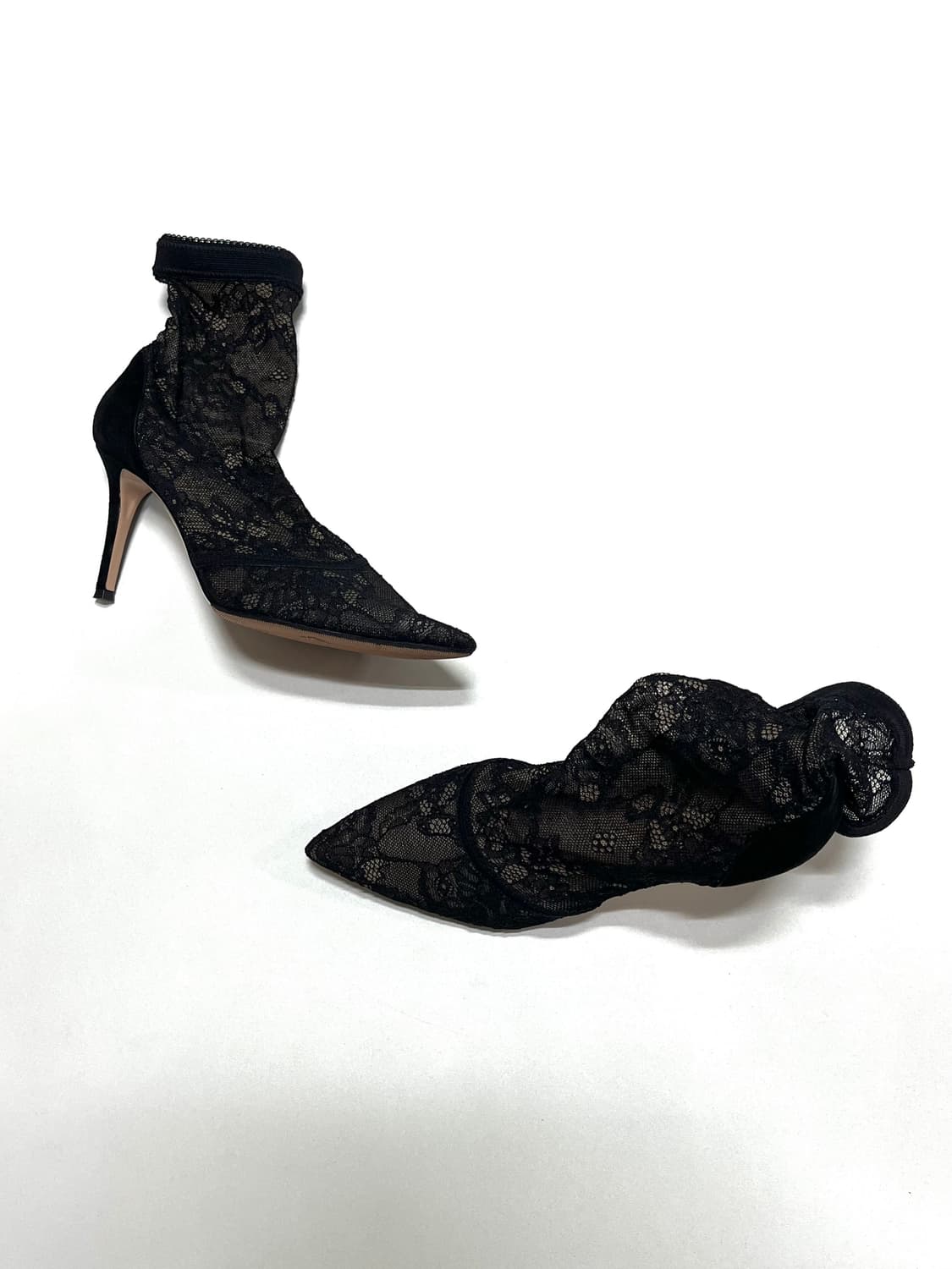 GIANVITO ROSSI 지안비토 로시 레이스 앵클 부츠 상품이미지4