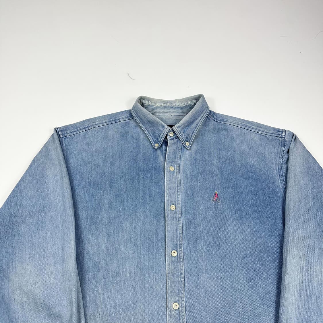 00s 빈폴 클래식 오버핏 데님셔츠 실측3XL 상품이미지2