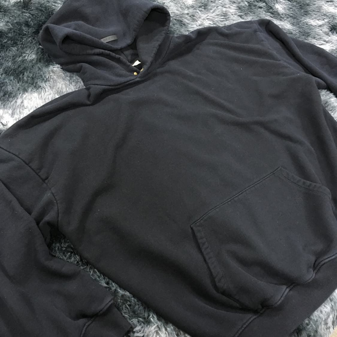 투티/0195 Fear of God 블랙 후드티 기모 상품이미지3