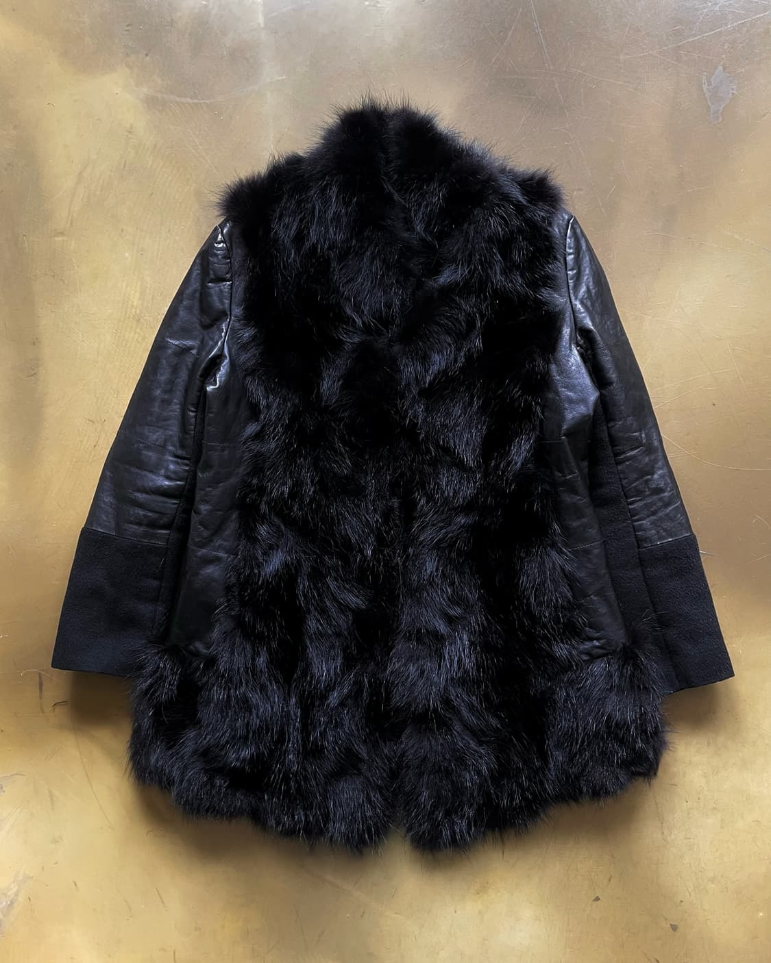 V-Kei Black Real Lamb & Raccoon Fur JK 상품이미지4