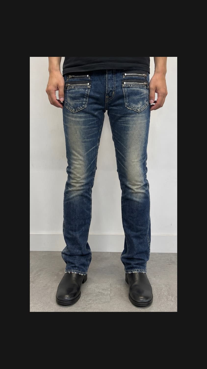Vkei zipper skinny jeans 상품이미지3