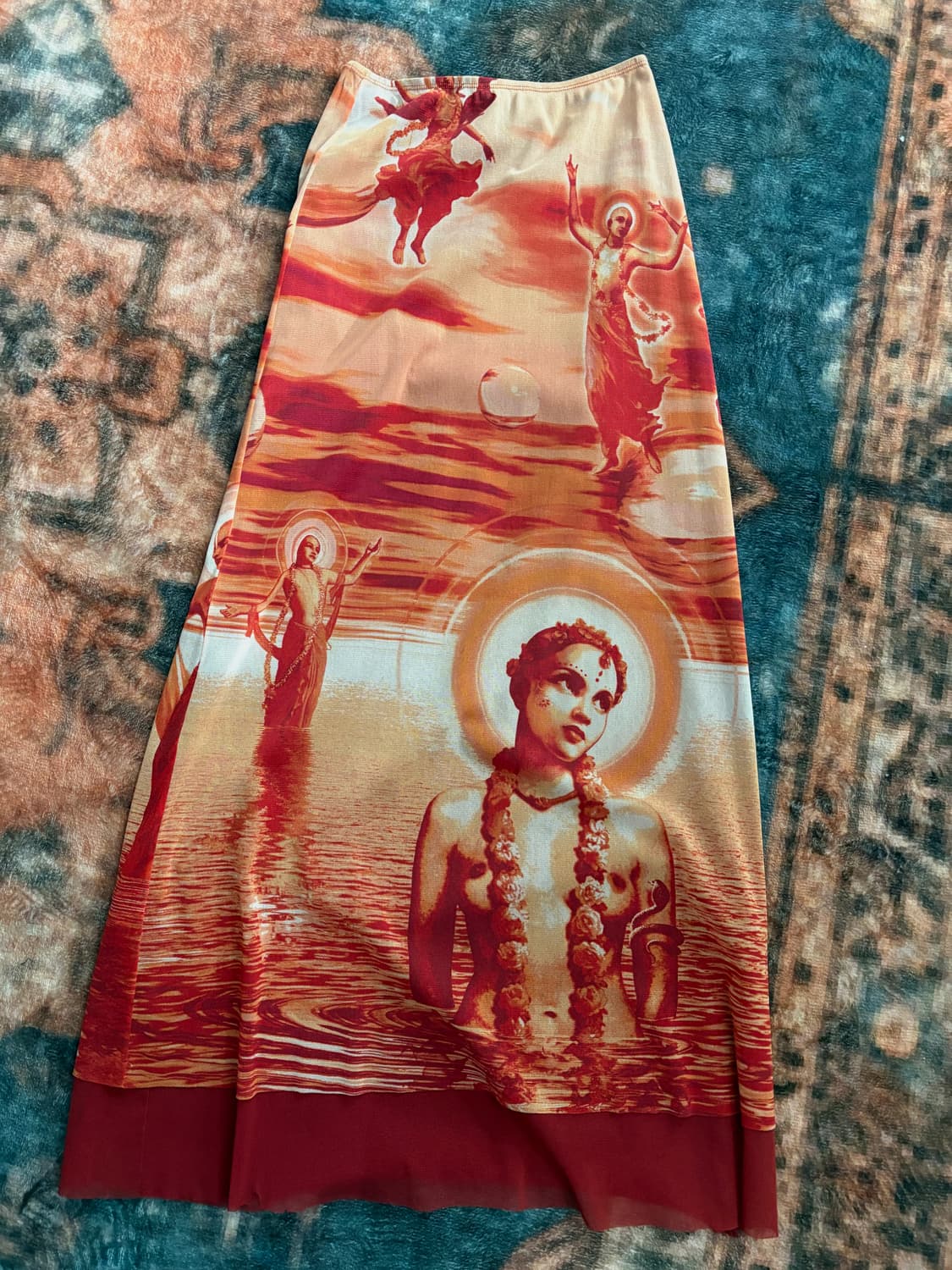 TTF✳️90-00’s 장폴고티에 아카이브 메쉬 롱스커트 상품이미지1