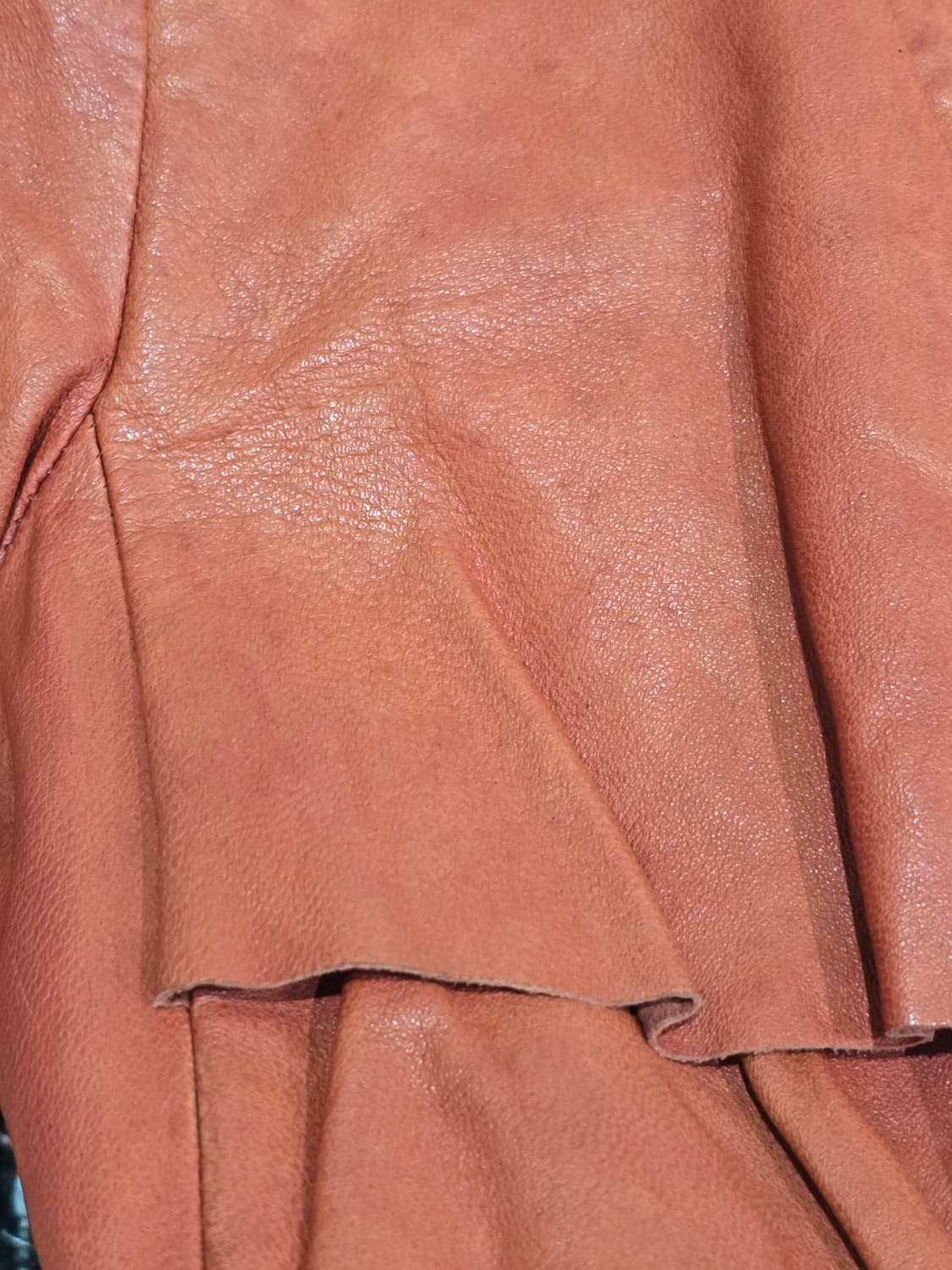 must.bp 레드 가죽 프릴 자켓 상품이미지6