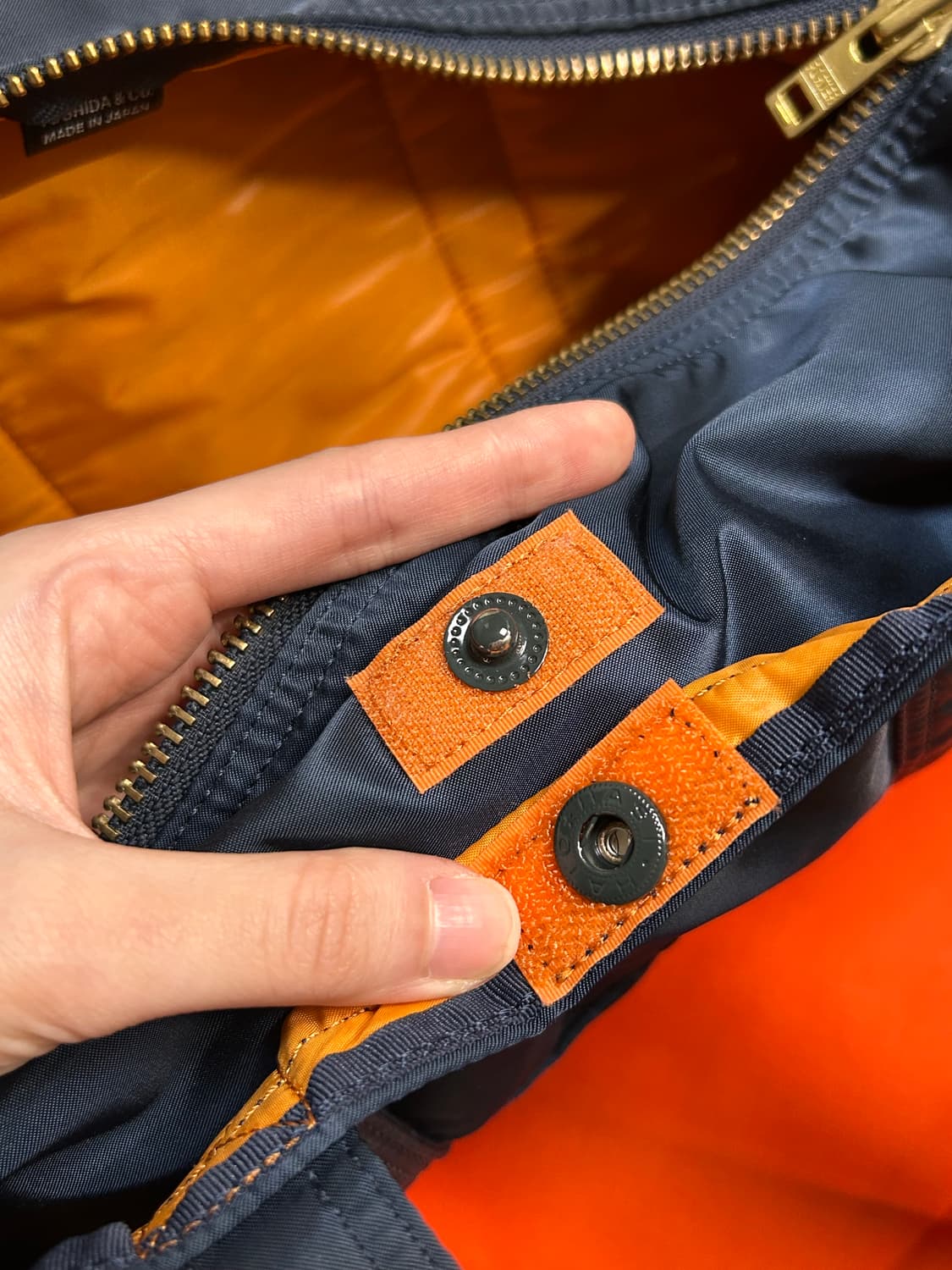 신형) 요시다포터 탱커 더플백 아이언블루L 상품이미지7