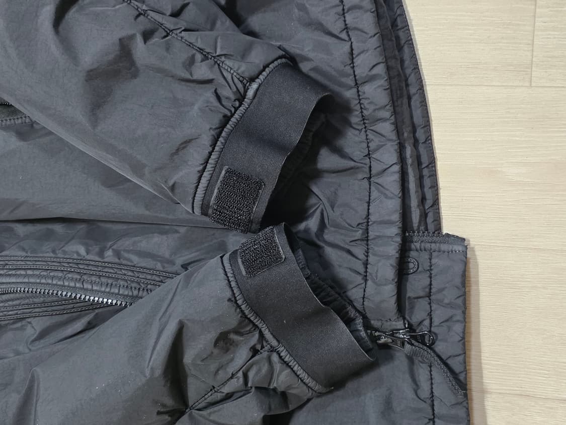 [XL] 스톤아일랜드 크링클랩스 가먼트다잉 파이핑 자켓 블랙 상품이미지4