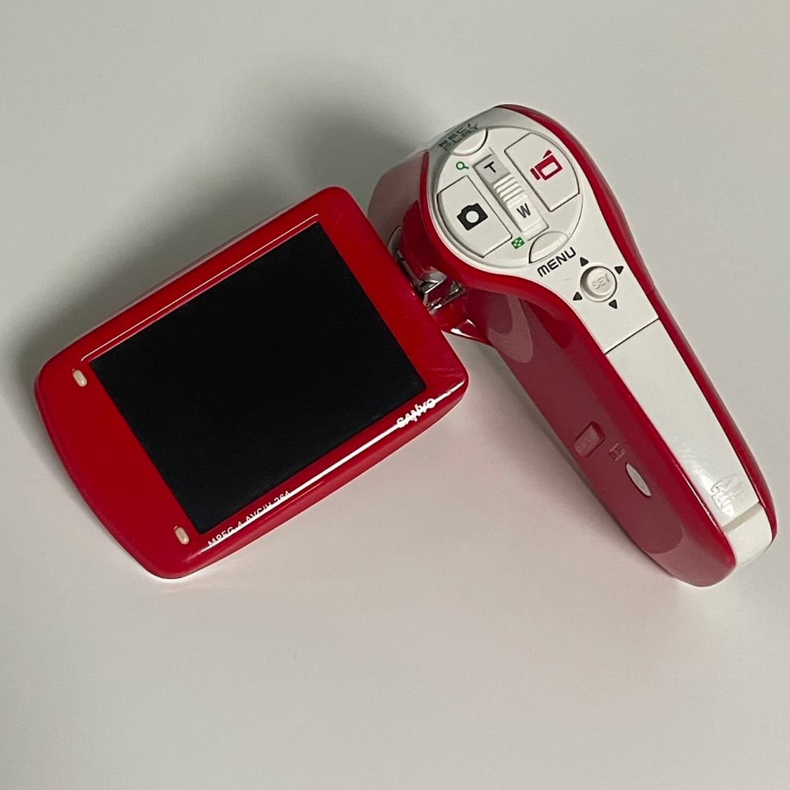 [작례/바로 사용] 산요 작티 DMX-CG9 레드 디카 캠코더 상품이미지4