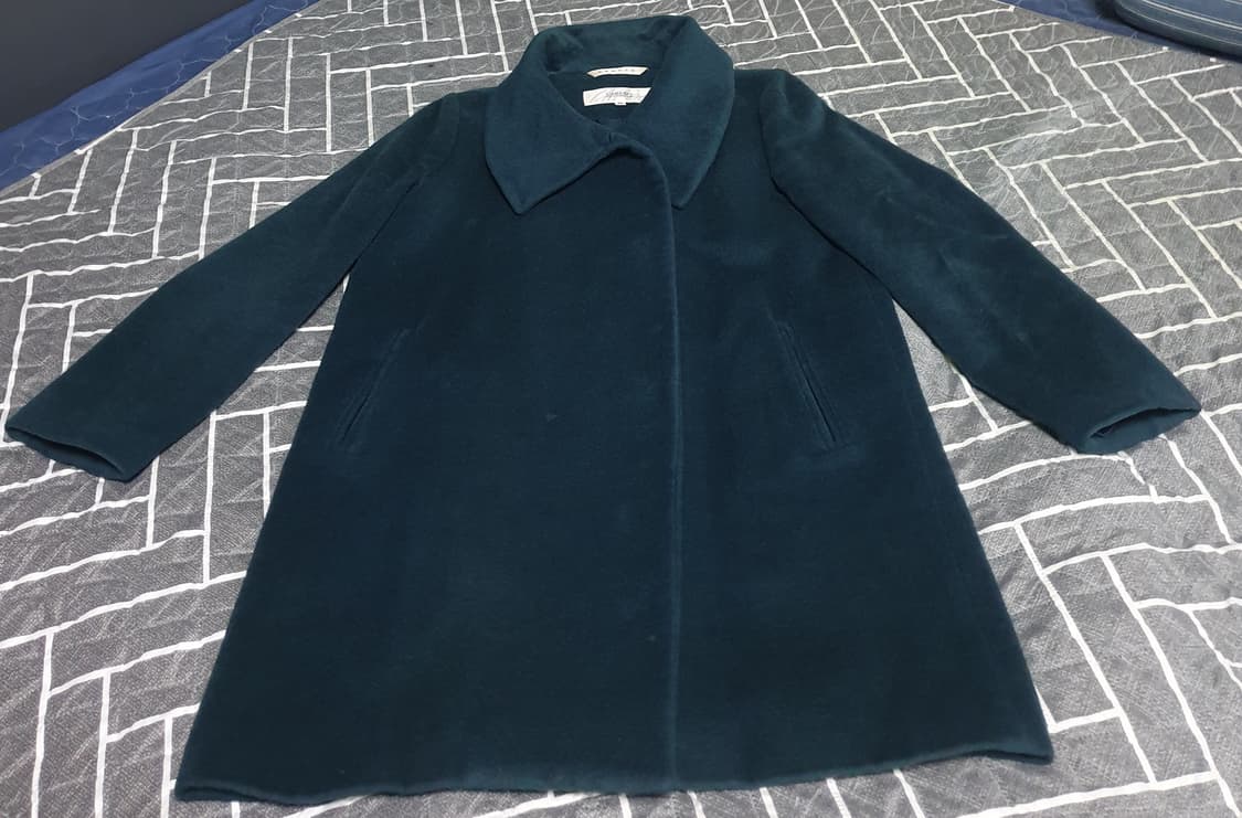 (한정판) 카루소 장광효 컬렉션 앙고라70% 미디코트 다크그린 (66) 상품이미지1