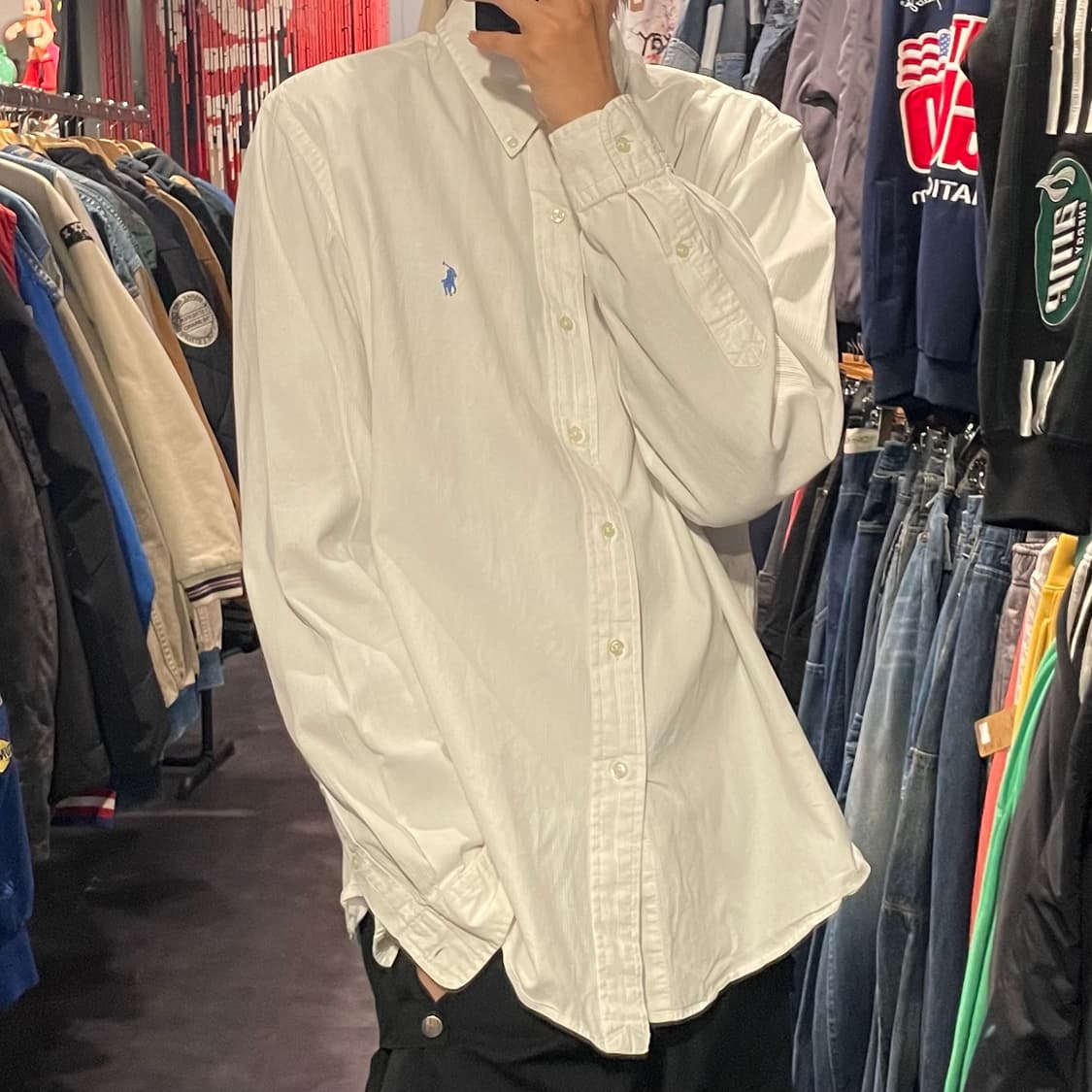 [IM] Polo 폴로 화이트셔츠 상품이미지3