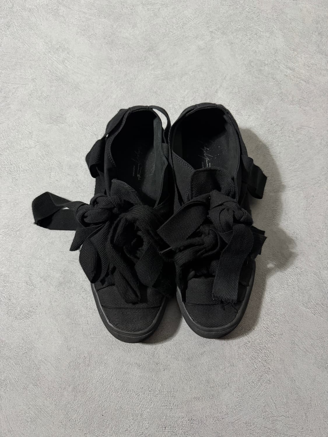 Yohji Yamamoto POUR HOMME 레이스업 슬립온 상품이미지2